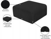 Arc Boucle Fabric Ottoman