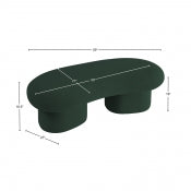 Luka Boucle Fabric Bench