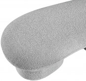 Luka Boucle Fabric Bench