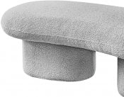 Luka Boucle Fabric Bench