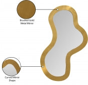 Oblique Iron Frame Mirror