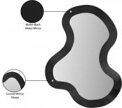 Oblique Iron Frame Mirror