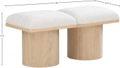 Pavilion Boucle Fabric 2pc. Modular Bench