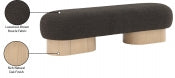 Robertson Boucle Fabric Bench