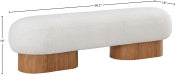 Robertson Boucle Fabric Bench