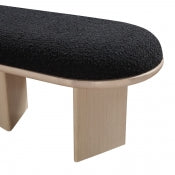 Wilshire Boucle Fabric Bench