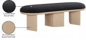 Wilshire Boucle Fabric Bench
