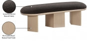Wilshire Boucle Fabric Bench
