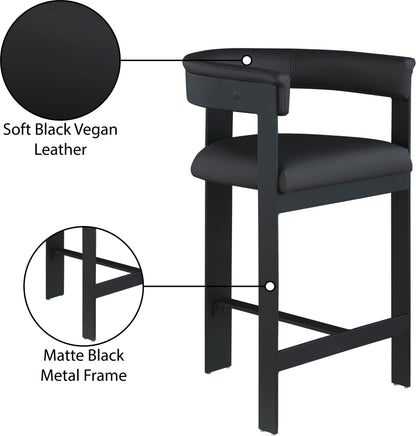 Romeo Vegan Leather Counter Stool (set of 2)