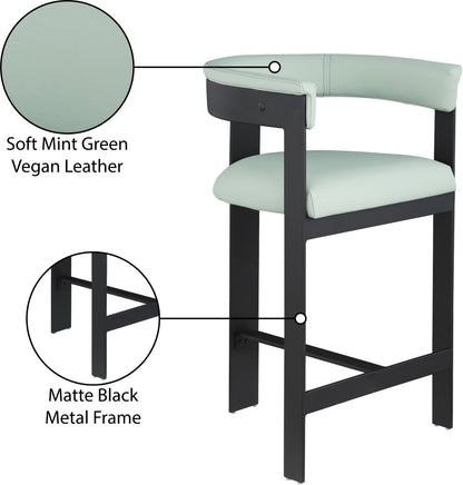 Romeo Vegan Leather Counter Stool (set of 2)
