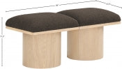Pavilion Boucle Fabric 2pc. Modular Bench
