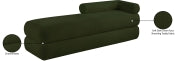 Kennedy Teddy Fabric Bench