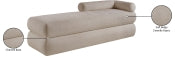 Kennedy Chenille Fabric Bench