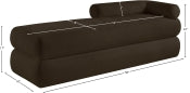 Kennedy Chenille Fabric Bench