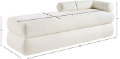 Kennedy Chenille Fabric Bench