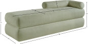 Kennedy Chenille Fabric Bench
