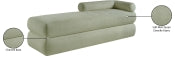 Kennedy Chenille Fabric Bench