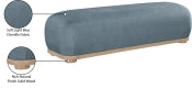 Calum Chenille Fabric Bench