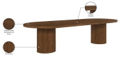Belinda Extendable Dining Table 90"