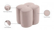 Clover Velvet Stool | Ottoman
