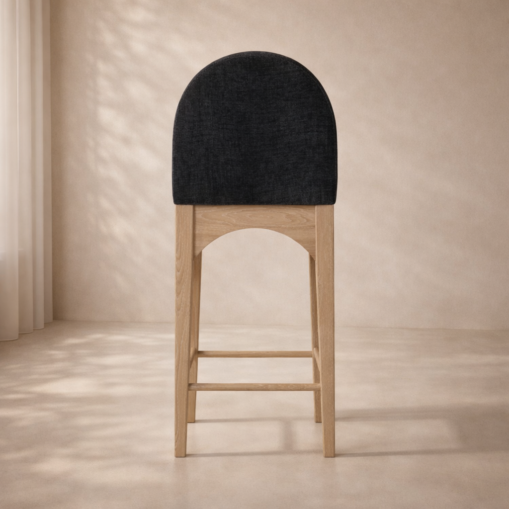 Waldorf 18" Chenille Fabric Counter Chair