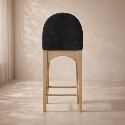 Waldorf 18" Chenille Fabric Counter Chair
