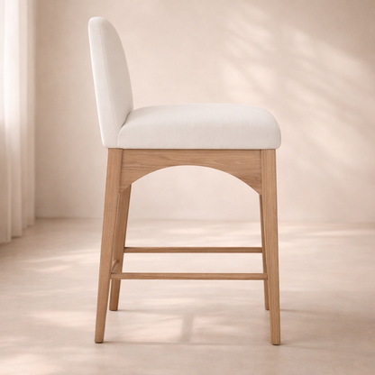 Waldorf 18" Chenille Fabric Counter Chair