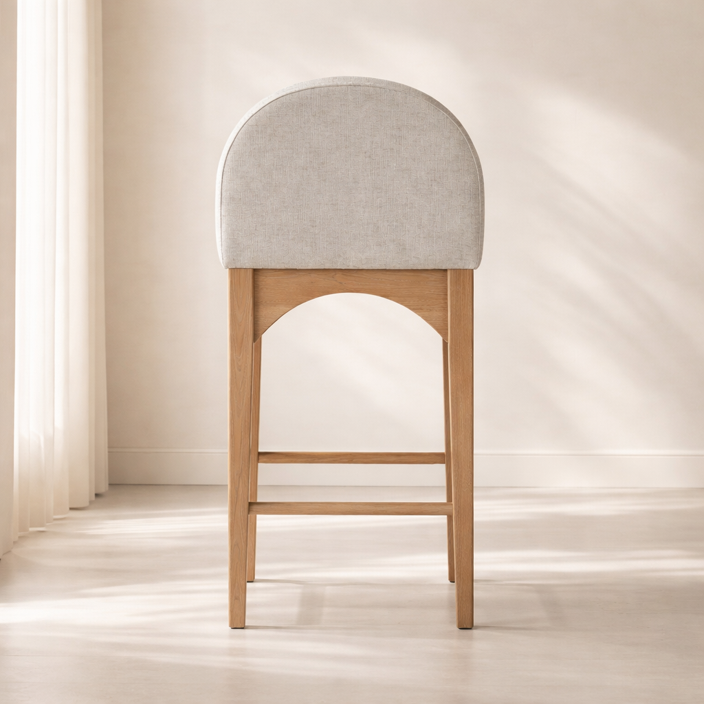Waldorf 18" Chenille Fabric Counter Chair