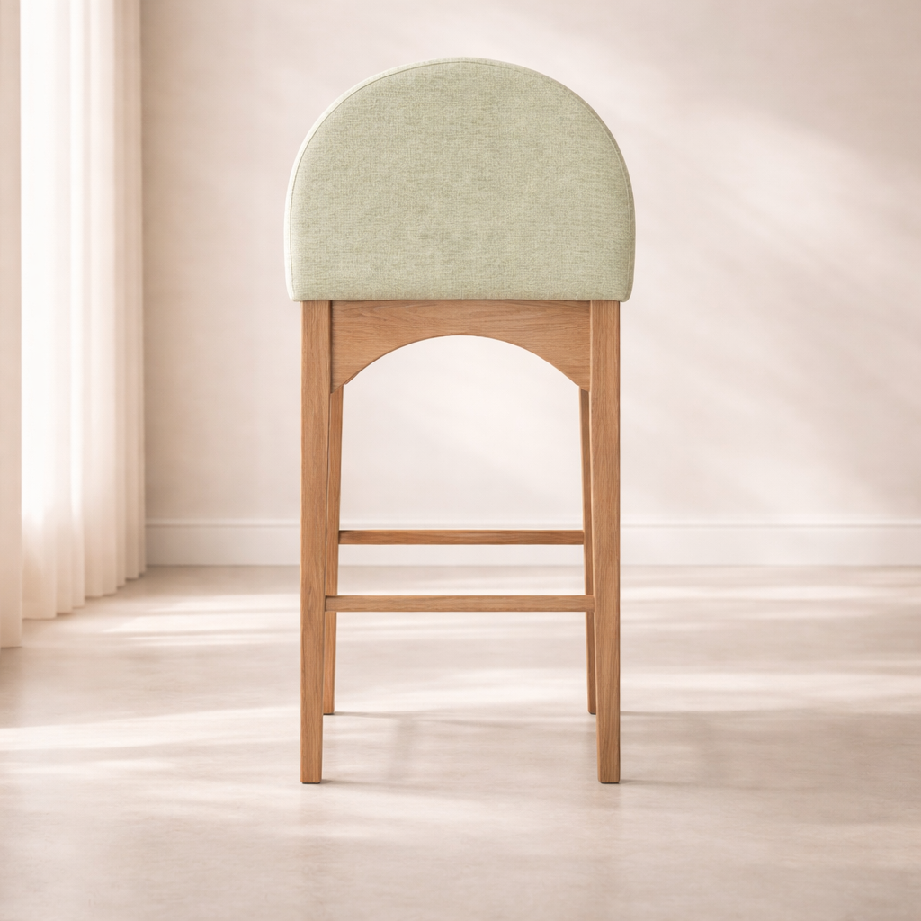 Waldorf 18" Chenille Fabric Counter Chair