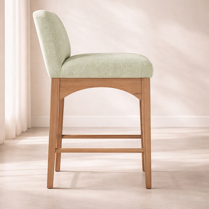 Waldorf 18" Chenille Fabric Counter Chair