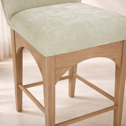 Waldorf 18" Chenille Fabric Counter Chair