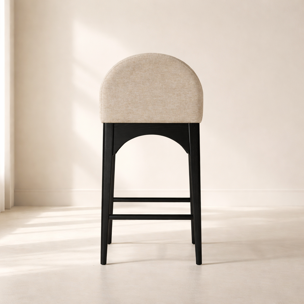 Waldorf 18" Chenille Fabric Counter Chair