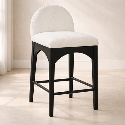 Waldorf 18" Chenille Fabric Counter Chair