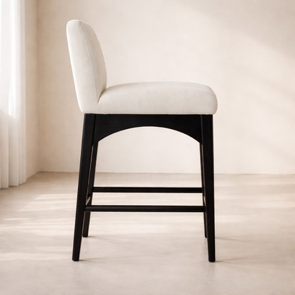 Waldorf 18" Chenille Fabric Counter Chair