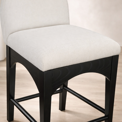 Waldorf 18" Chenille Fabric Counter Chair
