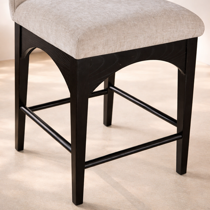 Waldorf 18" Chenille Fabric Counter Chair