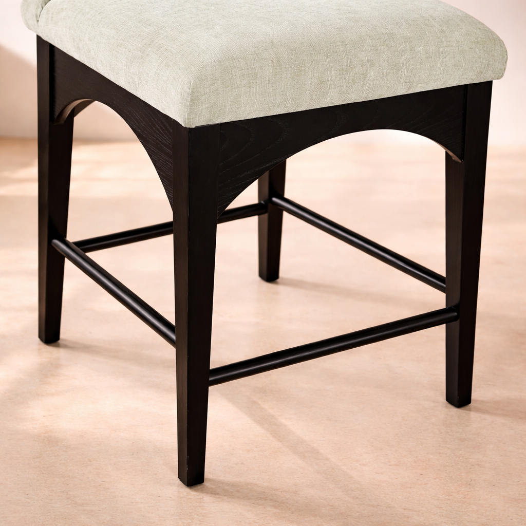 Waldorf 18" Chenille Fabric Counter Chair