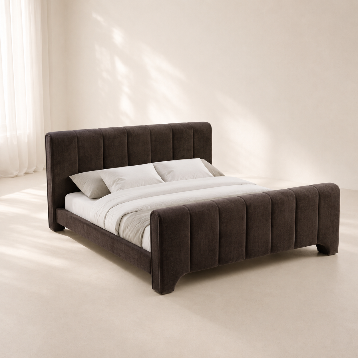 Camila Chenille Fabric Bed