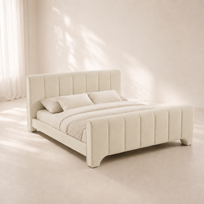 Camila Chenille Fabric Bed