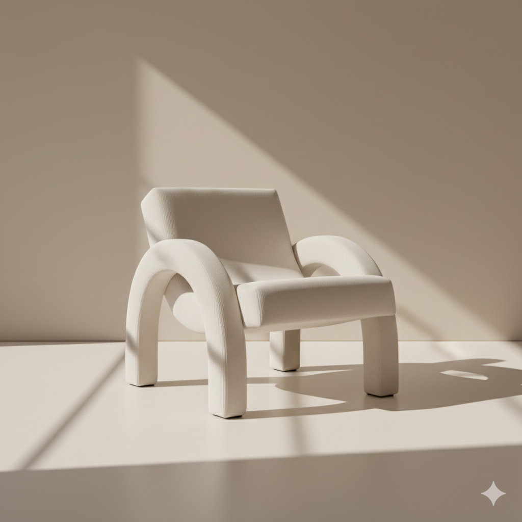 Corduroy Accent Chair